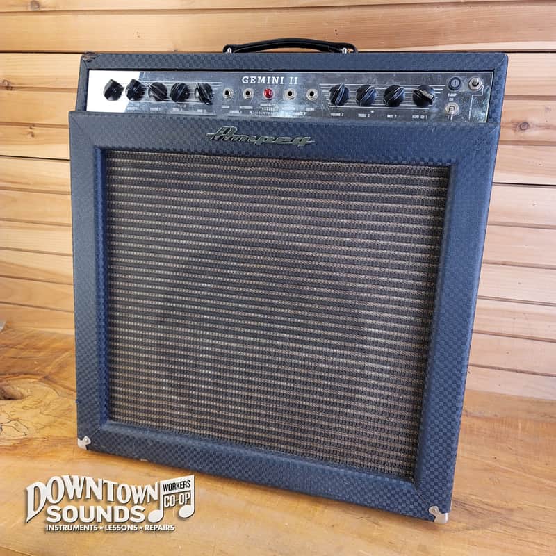 1967 Ampeg G-15 Gemini II 2-Channel 30-Watt 1x15" Guitar Combo image 1