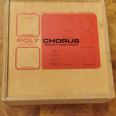 Electro Harmonix Poly Chorus Box Power Supply Papers image 3