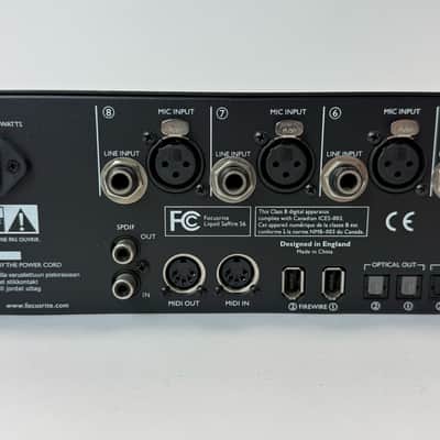 Focusrite Liquid Saffire 56 Firewire Audio Interface image 8