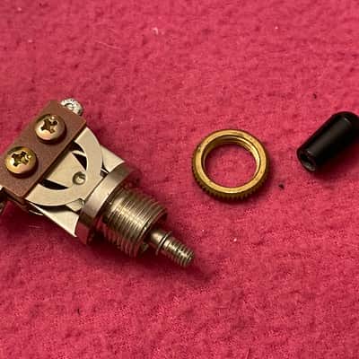 vintage 1993 Gibson Les Paul 3-way switch w/ tip +nut for custom standard deluxe es 335 sg 245 255 330 135 image 3
