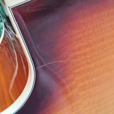 Klira Tone King 345 70s - Sunburst vintage german archtop jazz guitar image 12