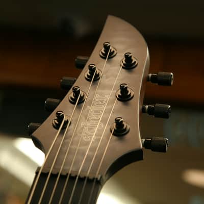 Schecter Custom Shop Prototype Keith Merrow KM-7 MK-III Pro 7-String MIJ - Trans Black Burst image 7