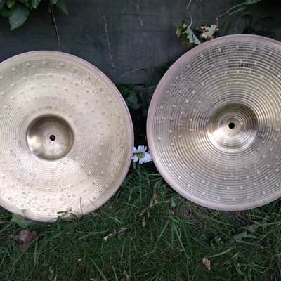 Sabian 14" hi hat cymbal set - Bronze image 3