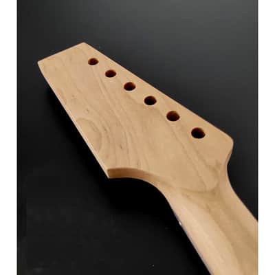 Strat style 22 frets Unfinished Roasted Mapple Neck, rosewood Paddle Neck image 3