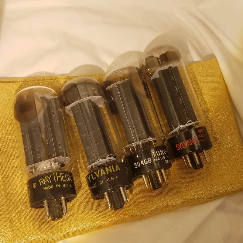 Tung-Sol or other USA 1 5U4GB Balanced Rectifier Vintage Vacuum Tube AT1000 tested  tNOS 1954 - 1966 image 1