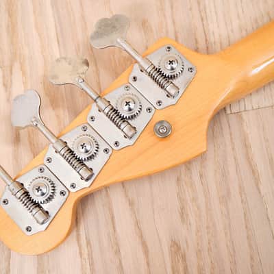 1983 Fender Precision Bass '57 Vintage Reissue Fullerton Black Over Fiesta Red 100% Original w/ohc image 5