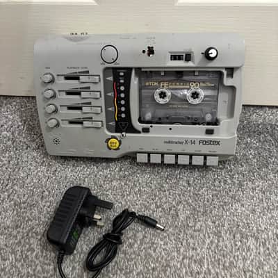 [special one off] Fostex X14 Vintage Analog 4 Track Cassette Multitracker Recorder Portastudio [custom pitch mod] image 1