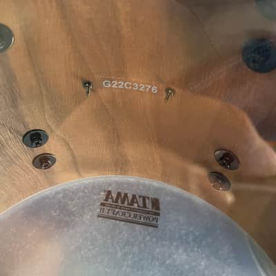 Tama WBS52LUSTGCT Starclassic Walnut/Birch 10/12/14/16/22" Drum Kit Set in Gloss Charcoal Tamo Ash image 9