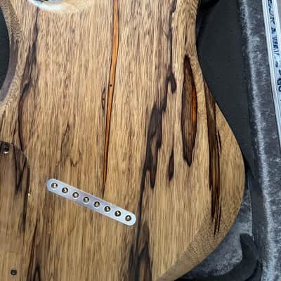One of a kind 2018 RLG Red Layer Guitars Custom made in Amsterdam Multi-scale 27.7”-29.4” Juggernaut Baritone 8 string graphtech ghost Piezo saddles/preamp Lundgren M8 Alex Grey Inspired Inlay Hiscox Tool Djent Meshuggah image 7