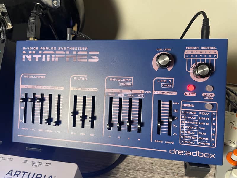 Dreadbox Nymphes 6-voice Desktop Analog Synthesizer 2021 - Present - Blue
