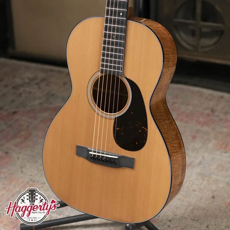 Martin Custom Old Style 18 0 Acoustic Guitar - Flamed Mahogany/Western Red Cedar with Hardshell Case image 1
