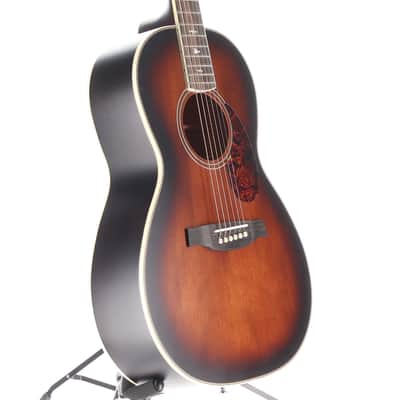 PRS SE P20E Parlor Acoustic Electric Guitar - Tobacco Sunburst (G1) (10917) image 3