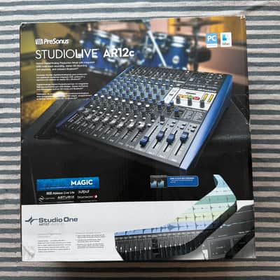PreSonus StudioLive AR12c 14-Input Mixer / Digital Recorder / Audio Interface 2020 - Present - Gray / Blue image 2