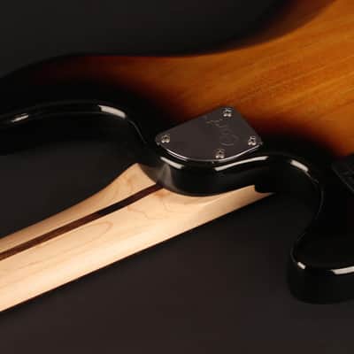 Cort GB34JJ 4-String Electric Bass, JJ Pickups, 3 Tone Sunburst image 3