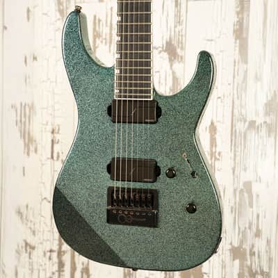 ESP E-II M-II 7B 7-String Baritone w/ Evertune Bridge - Granite Sparkle (Used) - Granite Sparkle image 2