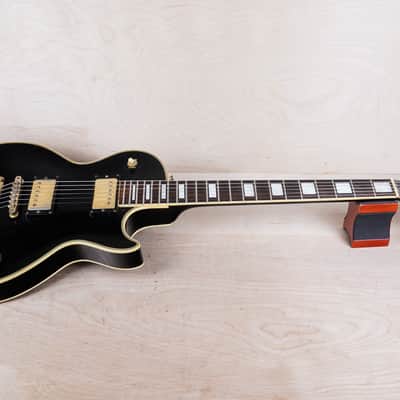 Orville LPC-75 Les Paul Custom MIJ 1990 Ebony Made in Japan w/ Bag image 2