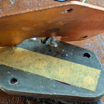 Fender Telecaster Bridge Pickup Gray Bottom Vintage Late 1969 Excellent 6.09K image 2