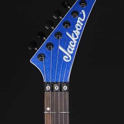 Jackson American Series Virtuoso, Streaked Ebony FB, Mystic Blue image 9