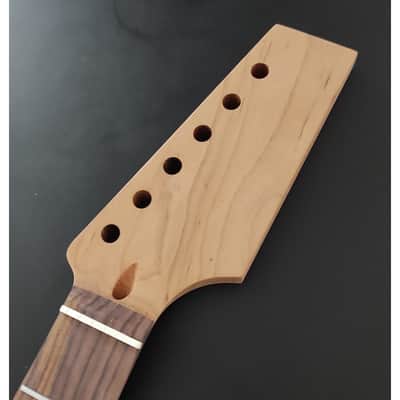 Strat style 22 frets Unfinished Roasted Mapple Neck, rosewood Paddle Neck image 7