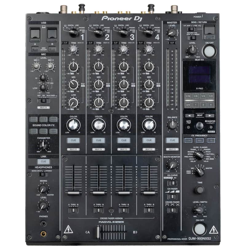 Pioneer DJM-900NXS2 4-Channel DJ Mixer with case image 1