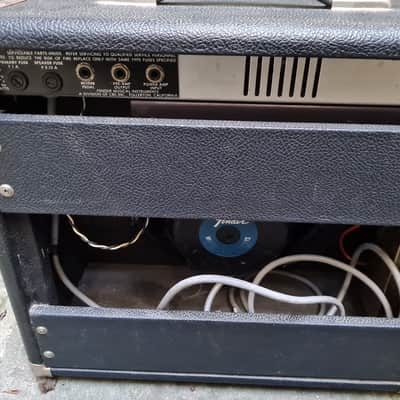 Fender Yale Reverb 50-Watt 1x12" Solid State Guitar Combo 1983 - 1985 - Black image 3