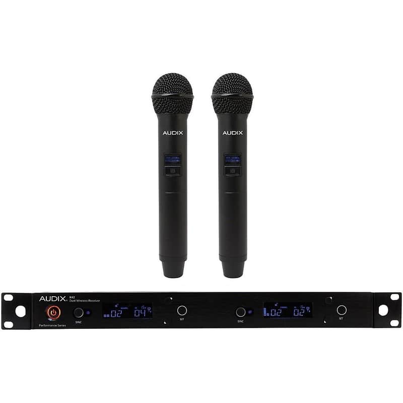 Audix AP42 OM2 Dual Handheld Wireless Microphone System (B Band, 554-586 MHz) image 1