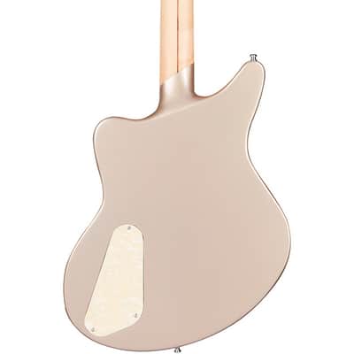 D'Angelico Deluxe Series Bedford SH Electric Guitar with USA Seymour Duncan Pickups and Stopbar Tailpiece Regular Desert Gold image 2