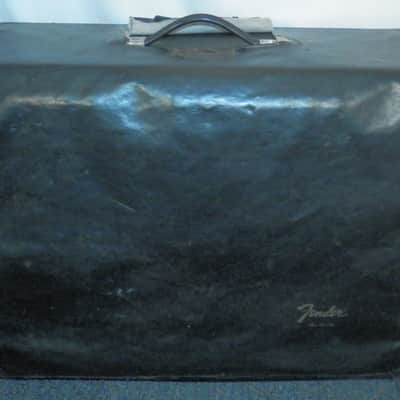 Fender Twin Reverb Amp Black Panel Guitar Tube Combo with cover + footswitch vintage 1966 image 19