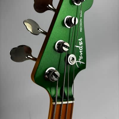 2013 Fender MIJ Aerodyne Special Precision Bass Speed Green Metallic With Matching Headstock. Nice Padded Gigbag included. image 4