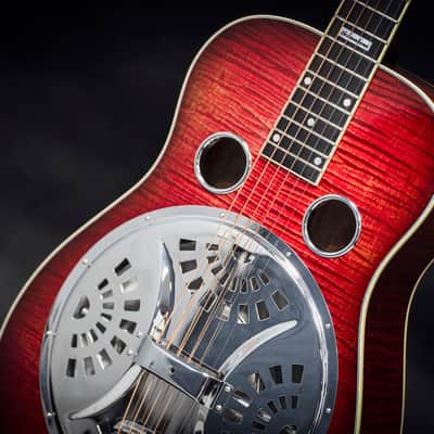 National Scheerhorn Figured Maple Roundneck 2019 image 19
