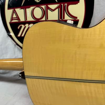 Sigma Guitars STB-ME Acoustic-Electric Bass with Case - MIK Made In Korea 1992 - Natural image 12