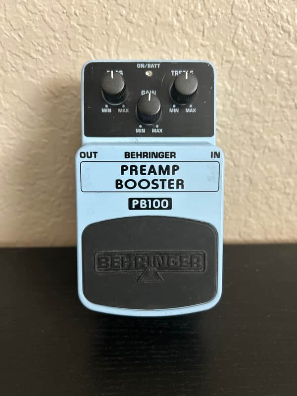 【中古】（非常に良い）BEHRINGER PREAMP/BOOSTER PB100 Behringer PB100 Preamp Booster | Reverb