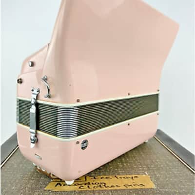 Generalfisa Pink *Vintage 48 Bass 17" Accordion* [EXCELLENT] George Riddle 1970s/80s - Pink image 7