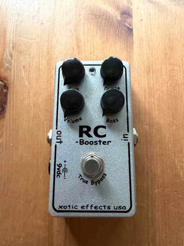 Xotic RC Booster v1 Silver Sparkle - Rare limited edition color!