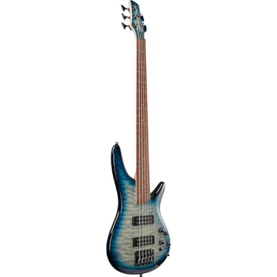 Ibanez SR405EQM-SCB 5-String Bass Quilted Maple Stained Cosmic Blue Starburst Jatoba Fretboard image 6
