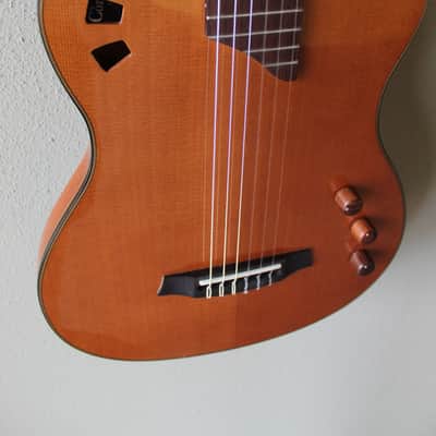 Brand New Cordoba Stage Traditional Cedar Top Thinbody Nylon String Acoustic/Electric Guitar image 4