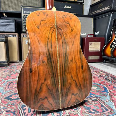 70's K Country Brazilian Rosewood by Kasuga D-350C X-Braced image 21