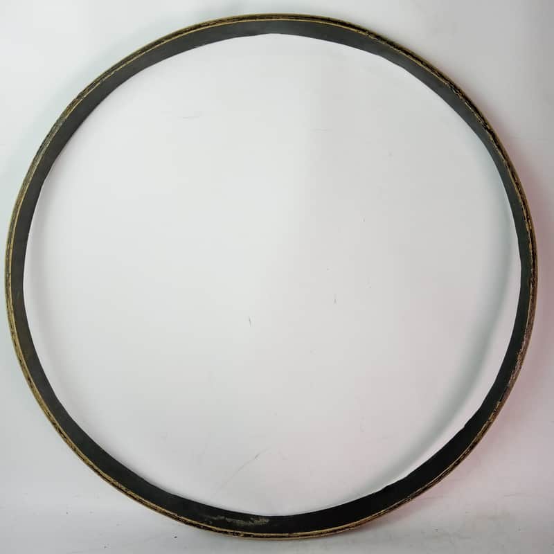 Rogers 24" x 1 3/4" Bass Drum Wood Hoop/Rim Vintage Black Paint XP8 70s-80s USA image 1