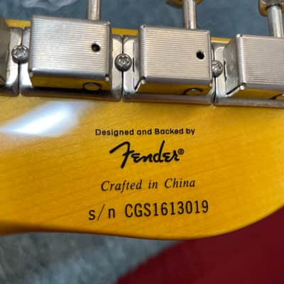 2016 Squier Classic Vibe '50s Telecaster Fender 51 Nocasters Left-Handed Electric Guitar Butterscotch Blonde image 16