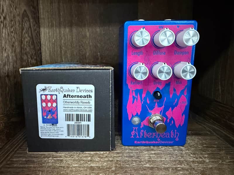 EarthQuaker Devices Afterneath With Box Otherworldly Reverberation Machine V3 2020 - Present - Various