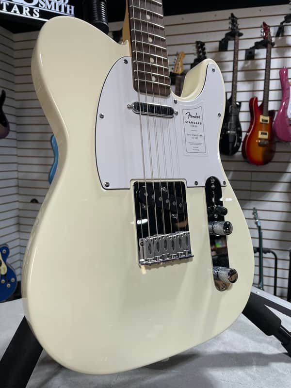 Fender Standard Telecaster Electric Guitar - Olympic White & PLEK*D #961 image 1