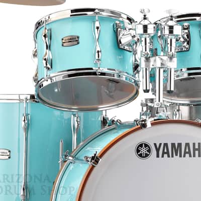 Yamaha Recording Custom 5pc Drum Shell Set - Surf Green - In Stock image 2
