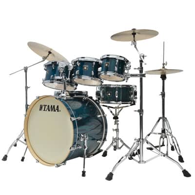 Tama CL72RS-PGHP Superstar Classic Gloss Sapphire Lacebark Pine - Drum Shell Set image 7