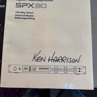 Yamaha SPX90 Operating Manual and Program Tables image 3