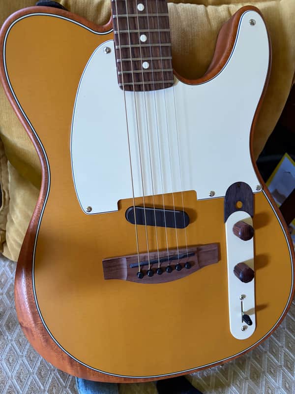 Fender Acoustasonic Player Telecaster- Esquire Mod- Butterscotch