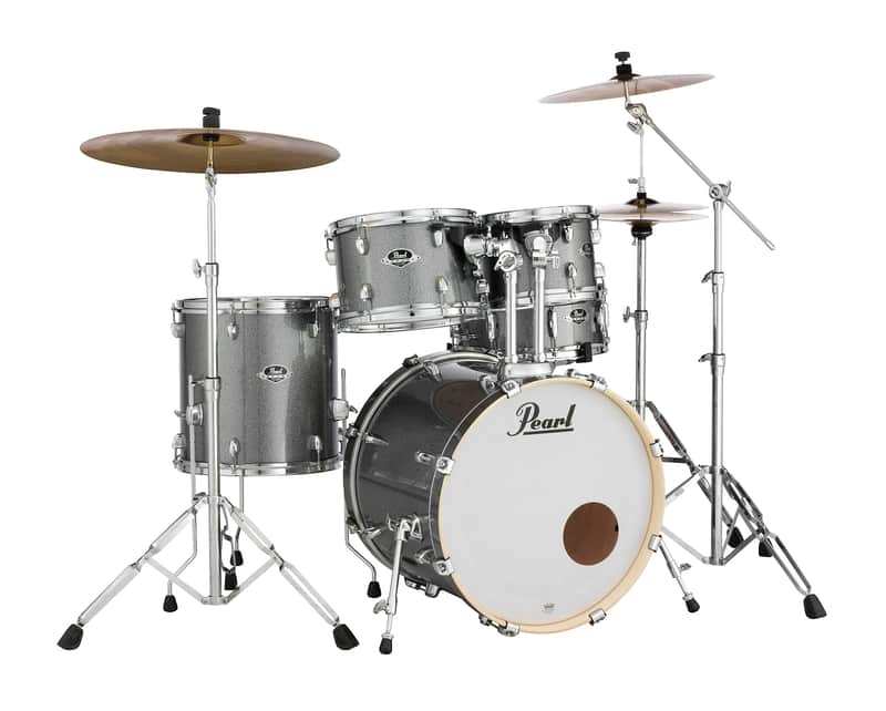 Pearl EXX725S Export EXX 10 /12 / 16 / 22 / 14x5.5" 5pc Drum Set with Hardware image 1