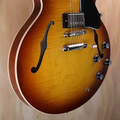 Gibson ES-335 Figured Iced Tea Semi-Hollow Electric Guitar – Excellent Condition image 2