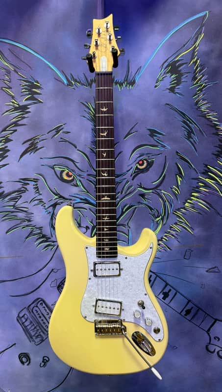 2022 PRS SE Silver Sky 2022 - Moon White, with custom P90's