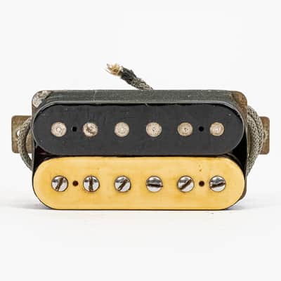 Maxon U-4000 Humbucker Pickup – Rare Zebra Coils – 1970s Vintage image 1