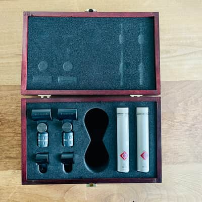 Neumann KM 184 Small Diaphragm Cardioid Condenser Microphone Matched Stereo Pair 1993 - Present - Nickel image 3